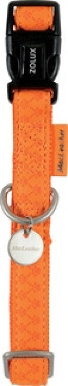 Macleather Adjustable Collar Orange, 10 mm