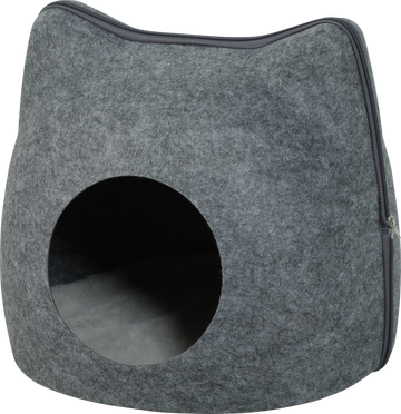 Moon Cat Ears Igloo Charcoal