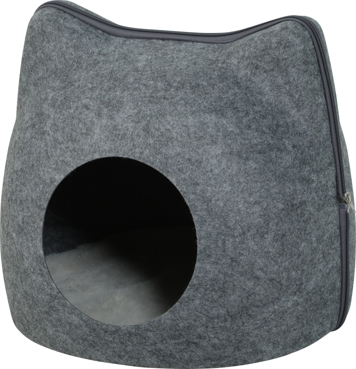 Moon Cat Ears Igloo Charcoal
