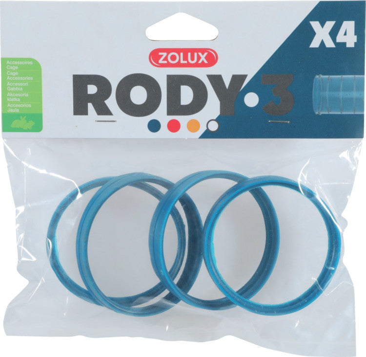 Rody 3 Connector Ring x4, Blue