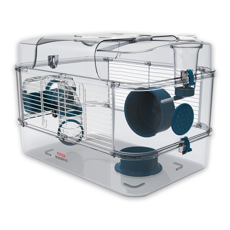 Rody 3 Solo Rodent Cage, Blue