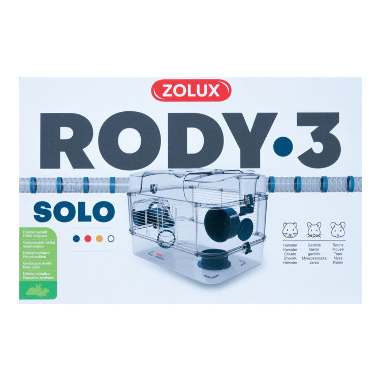 Rody 3 Solo Rodent Cage, Blue