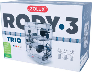 Rody 3 Trio Rodent Cage, Blue