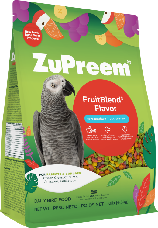 FruitBlend Flavor Medium & Large Parrot Food 10 lbs (4.54 kg)