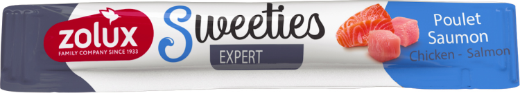 Sweeties Creamy Stick for Dogs, Chicken Salmon, 48 pcs/box
