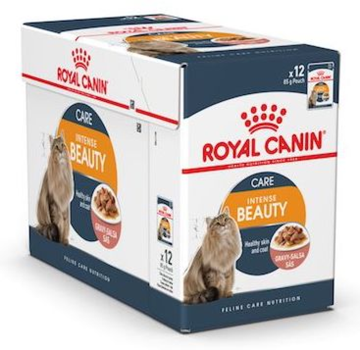 Royal Canin Feline Care Nutrition Hair & Skin Gravy (Wet Food - Pouches) 12 x 85 g