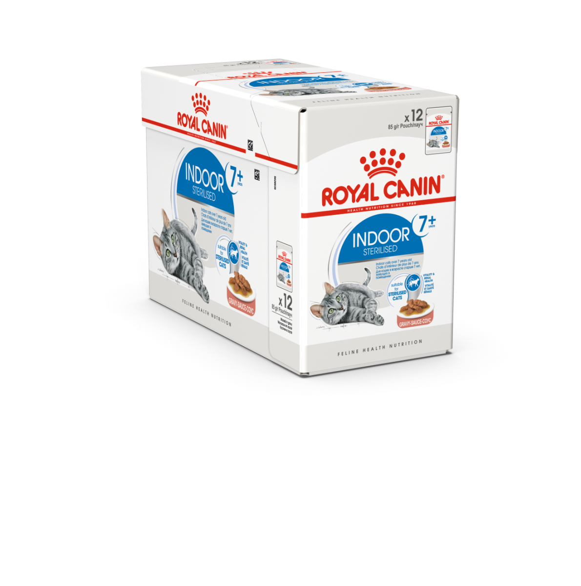 Royal Canin Feline Health Nutrition Indoor 7+ (Wet Food - Pouches) 12 x 85 g