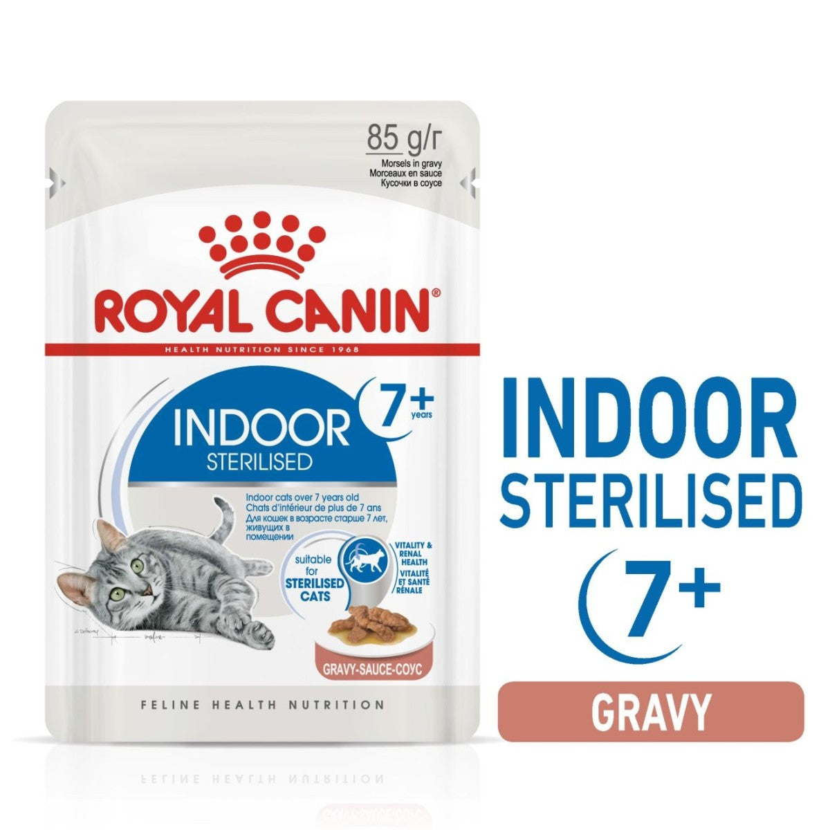 Royal Canin Feline Health Nutrition Indoor 7+ (Wet Food - Pouches) 12 x 85 g