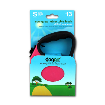 Alcott Doggo everyday retractable leash 4m, S, pink