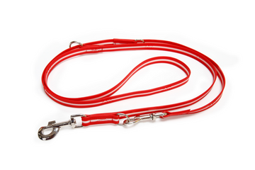 IDC Lumino Adjustable Leash Red Width 1.9 cm & Length 2.2 m