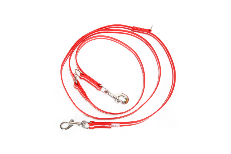 IDC Lumino Adjustable Leash Red Width 1.9 cm & Length 2.2 m