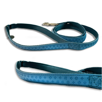 Mylord Leatherette Dog Leash 120 x 2 cm, Largeight Blue