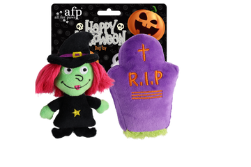 afp Naughty or Trick Witch & Tombstone 2/pk
