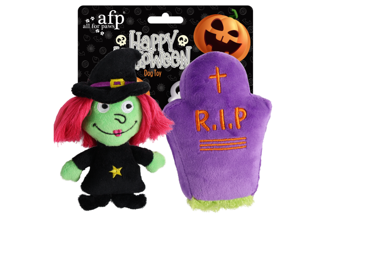afp Naughty or Trick Witch & Tombstone 2/pk