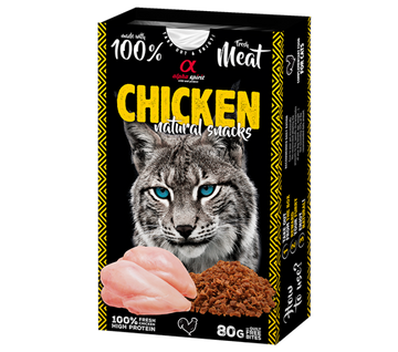Alpha Spirit Natural Snacks for Cats Chicken 80 g
