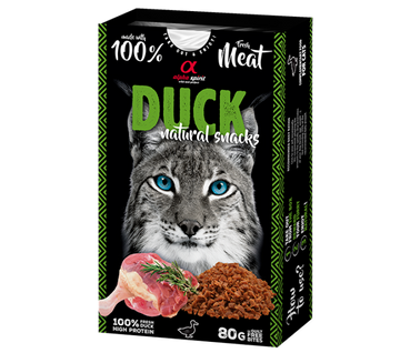Alpha Spirit Natural Snacks for Cats Duck 80 g