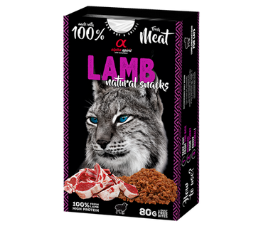 Alpha Spirit Natural Snacks for Cats Lamb 80 g