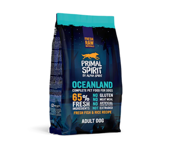 Alpha Spirit Primal 65% Oceanland Dog Food 1 kg