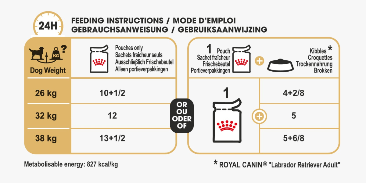 Royal Canin Breed Health Nutrition Labrador (Wet Food - Pouches) 10 x 140 g