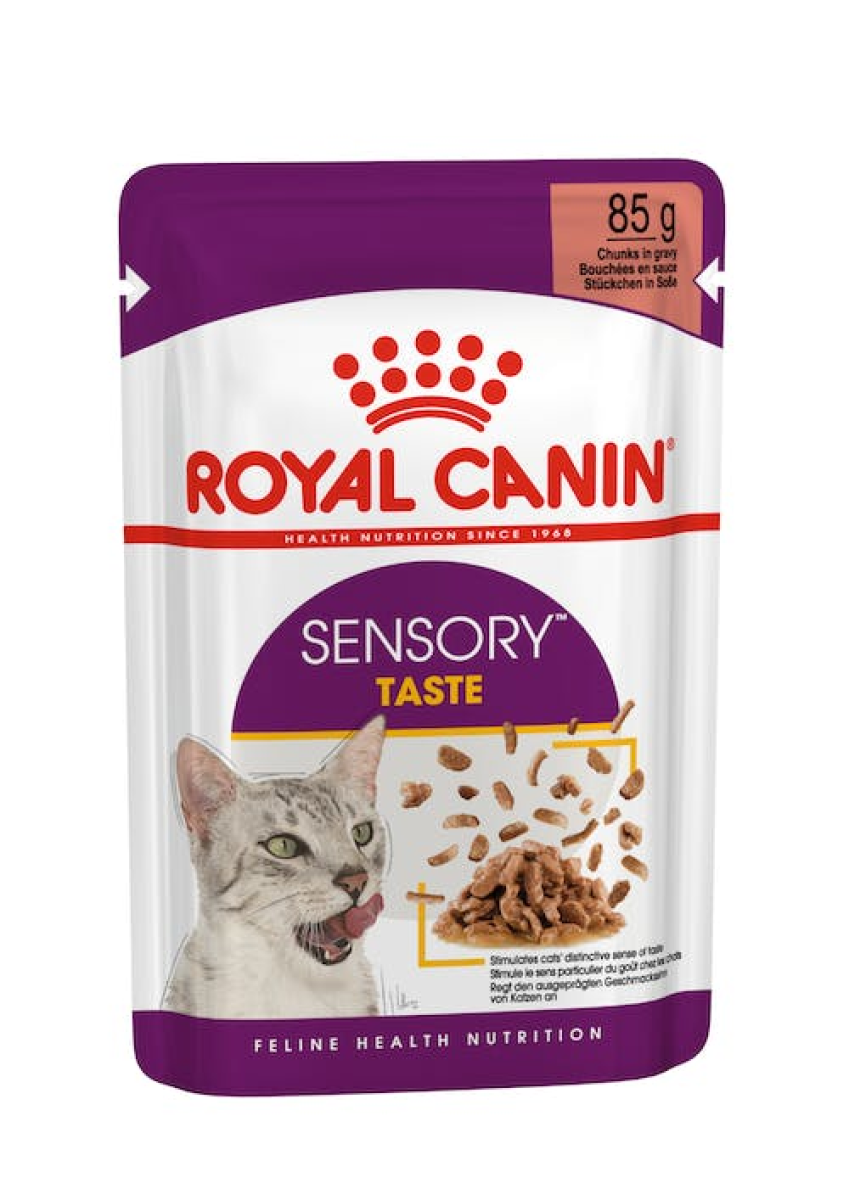 Royal Canin Feline Health Nutrition Sensory Taste Gravy (Wet Food - Pouches) 12 x 85 g
