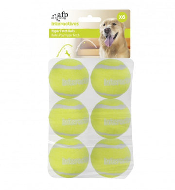 afp Interactive Hyper Fetch Tennis Balls 6/pk