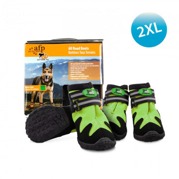 afp Outdoor Dog Shoes Green 2XLarge, 6.5 cm