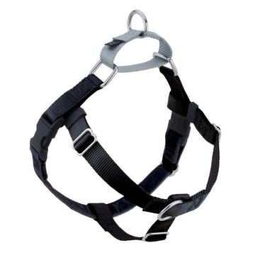 2 Hounds: Freedom No-Pull Harness and Leash - Black / Large 1"