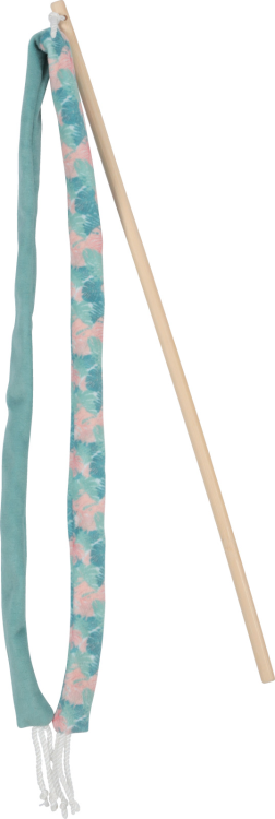 Ethicat Leaf Ribbon Wand Toy