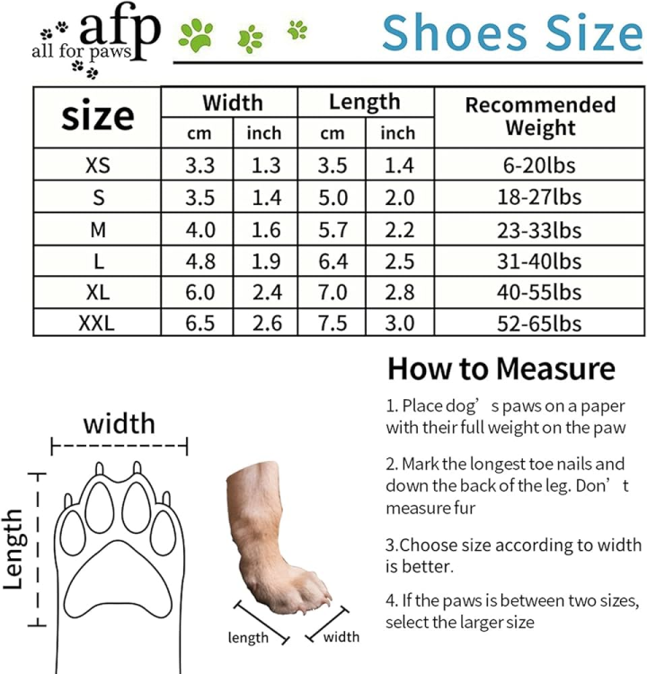 afp Outdoor Dog Shoes Green XLarge, 7 cm