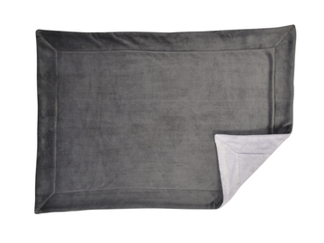 Plaid Cosy Throw Grey, Large