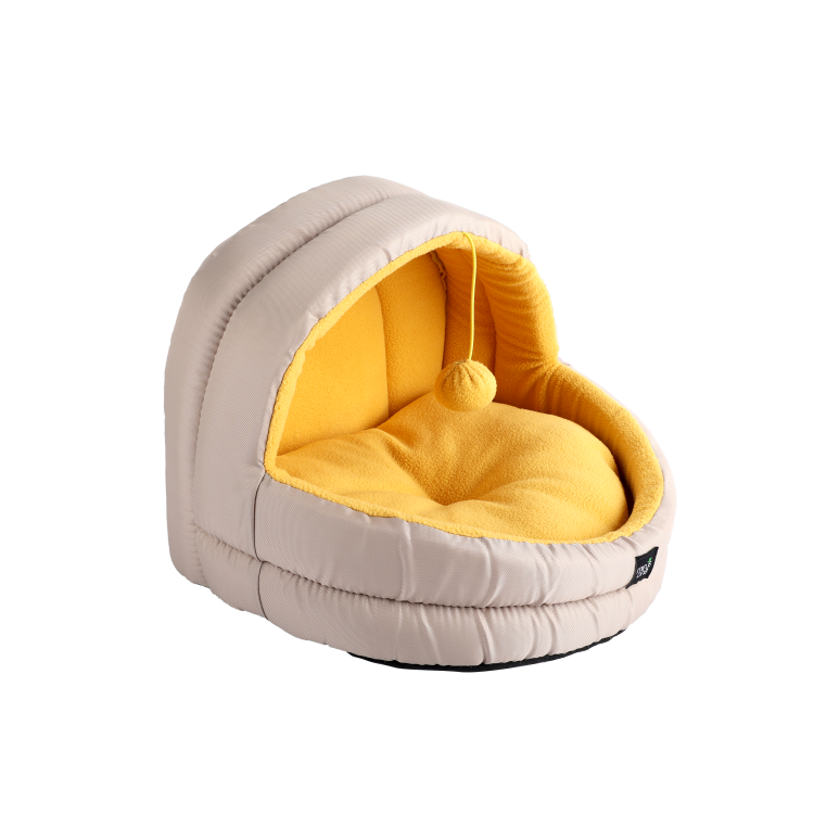 afp Hideaway Cat Cave Yellow