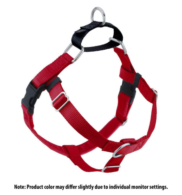 2 Hounds : Freedom No-Pull Harness and Leash - Red / XXL 1"