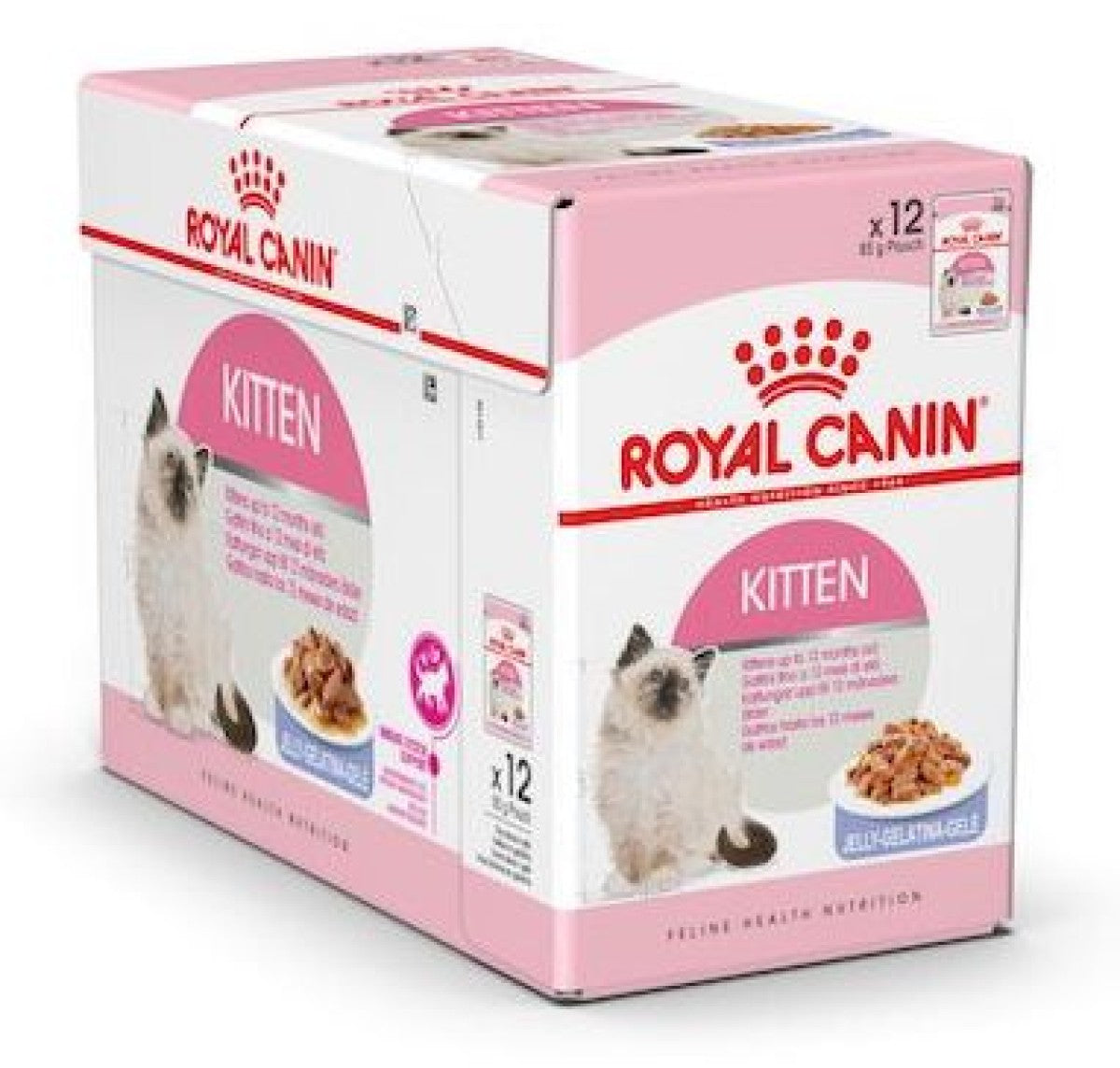 Royal Canin Feline Health Nutrition Kitten Jelly (Wet Food - Pouches) 12 x 85 g