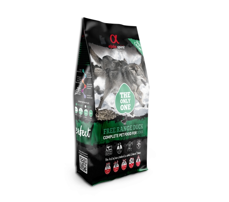 Alpha Spirit The Only One Adult Dog Food Duck 12 kg