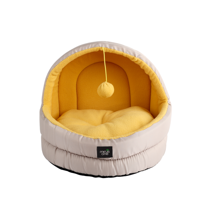 afp Hideaway Cat Cave Yellow