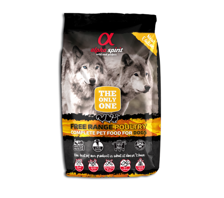 Alpha Spirit The Only One Adult Dog Food Poultry 3 kg