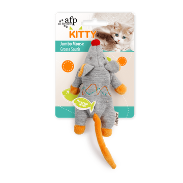 afp Kitty Jumbo Mouse - Grey