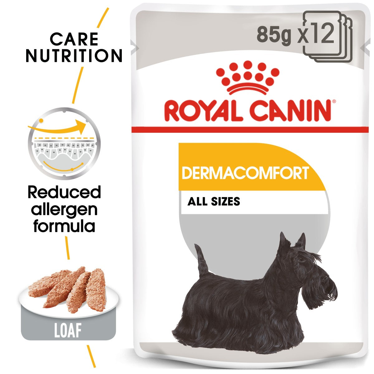 Royal Canin Canine Care Nutrition Dermacomfort (Wet Food - Pouches) 12 x 85 g