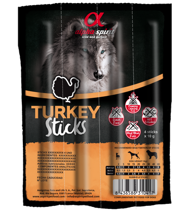 Alpha Spirit Turkey Sticks 4/pk