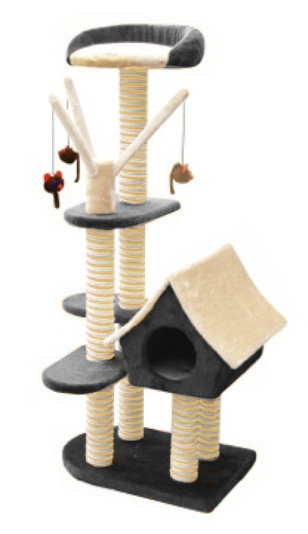 SAGRADA Cat Scratching Pole Brown