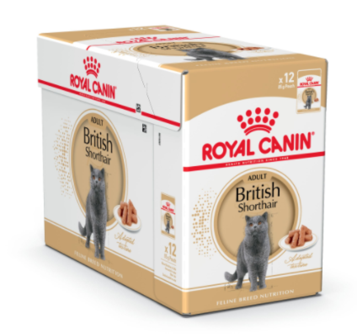 Royal Canin Feline Breed Nutrition British Shorthair (Wet Food - Pouches) 12 x 85 g