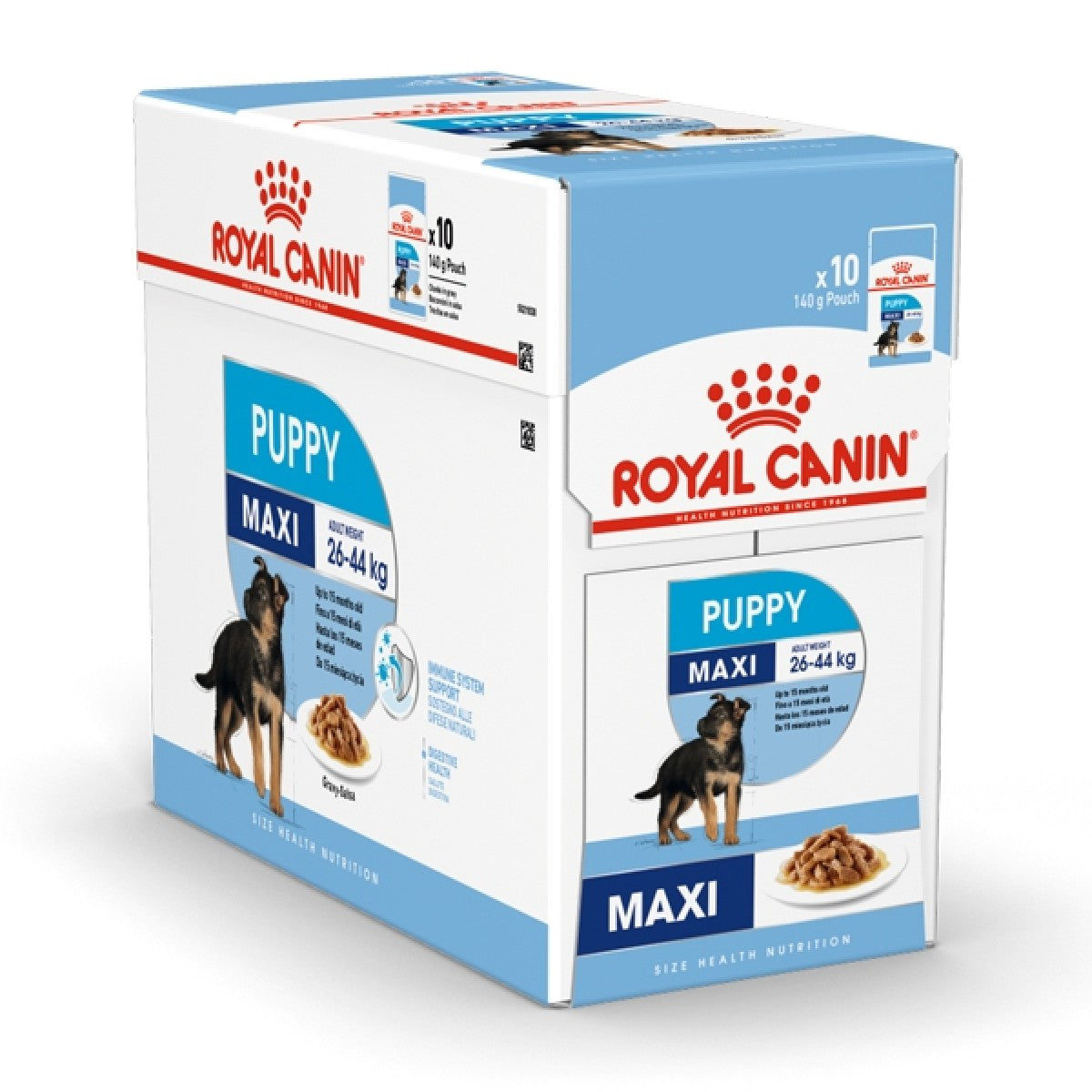 Royal Canin Size Health Nutrition Maxi Puppy (Wet Food - Pouches) 10 x 140 g