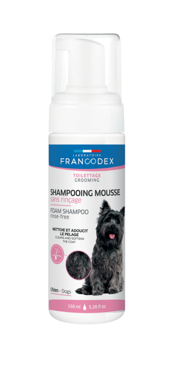 Francodex Rinse-Free Foam Shampoo For Dogs 150 ml