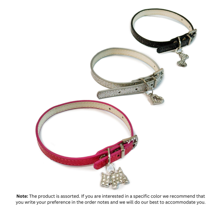 Bobby Charm Dog Collar 1 x 25 cm, Assorted Colors