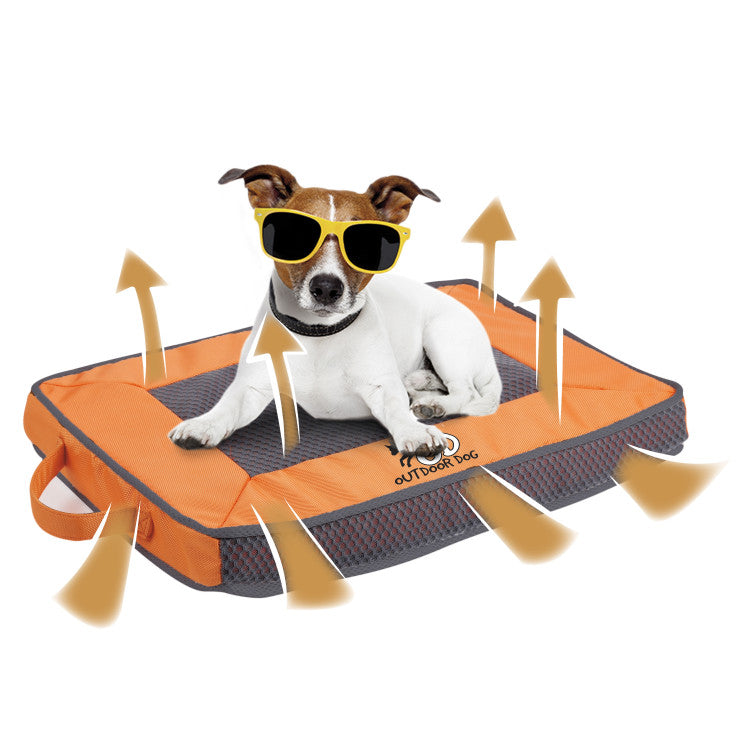 afp Quick Dry Outdoor Dog Mat Orange Small