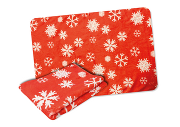 Bobby Christmas Blanket Red Snow 100x70 cm