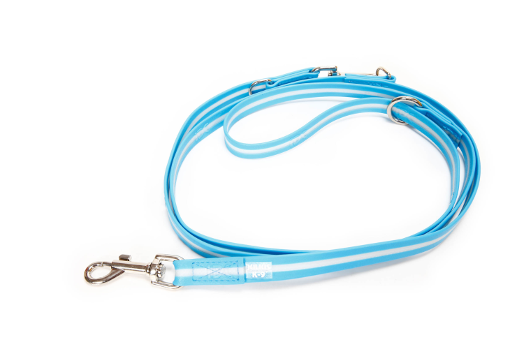 IDC Lumino Adjustable Leash Aquamarine Width 1.9 cm & Length 2.2 m