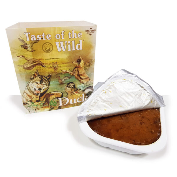 Taste of the Wild: Wet Food DUCK Fruit & Veg Tray
