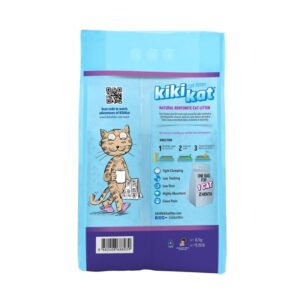 Kiki Kat White Bentonite Clumping Cat Litter –Lavender Fields-10 L