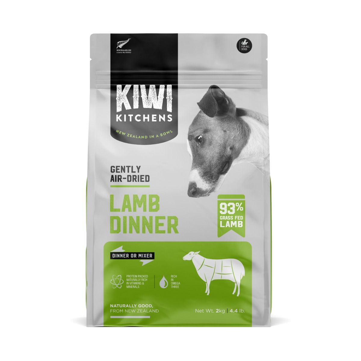 Kiwi Kitchens Air-Dried Lamb Dinner Dry Dog Food